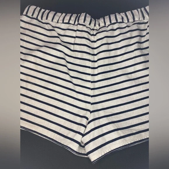 J.Crew linen blend striped drawstring shorts M - Picture 6 of 12